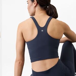 A-C Athlete Purpose Crop Sports Bra – Bright Orange, Size Small